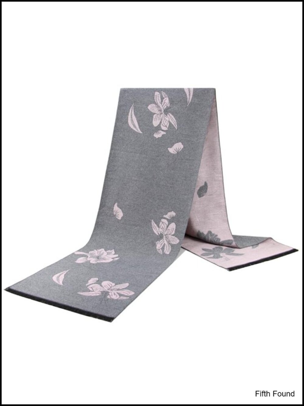 Women's Floral Jacquard Scarf Soft Warm Winter Fashion Wrap Shawl